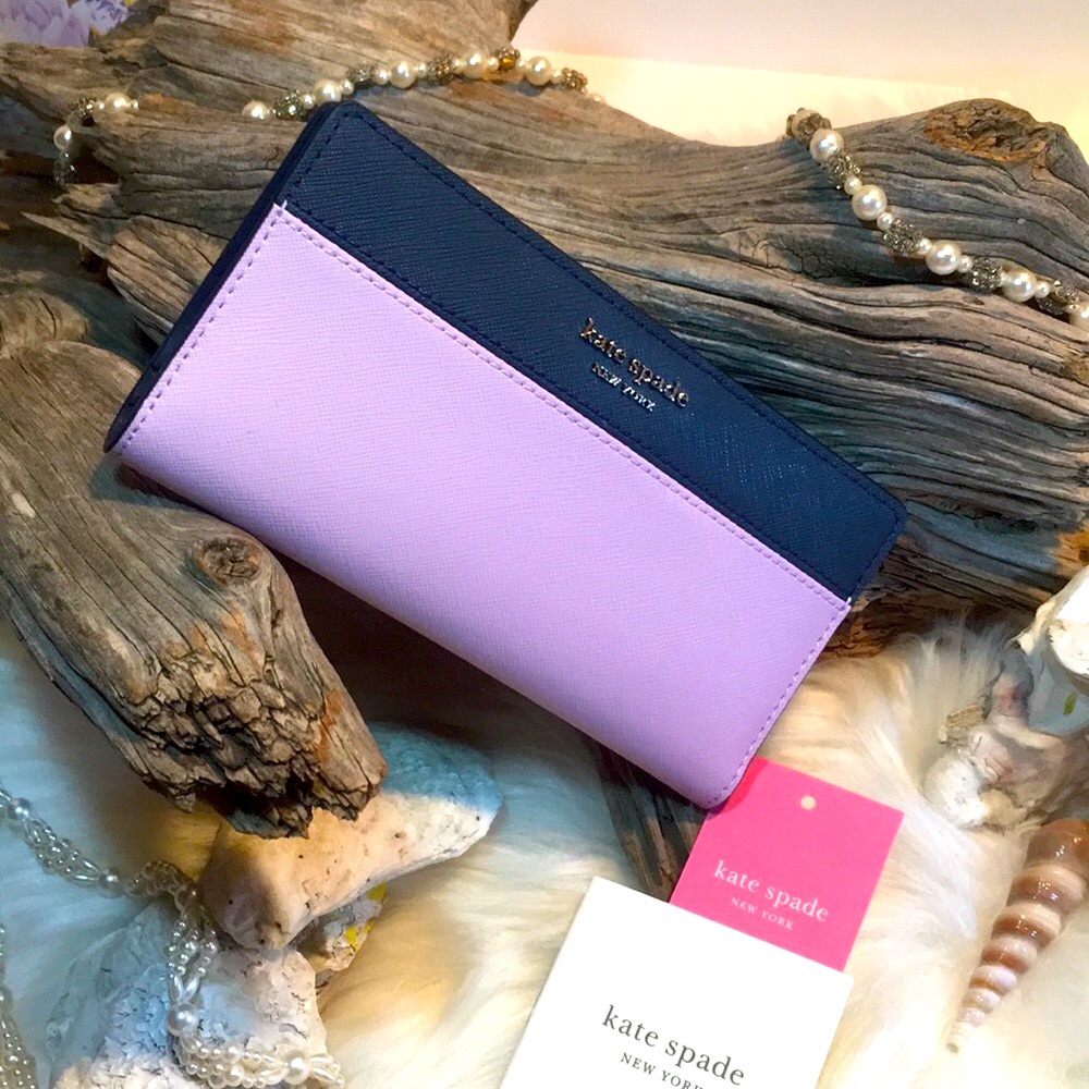 ♠️KATE SPADE® Gorgeous Mauve Wallet Card holder♠️